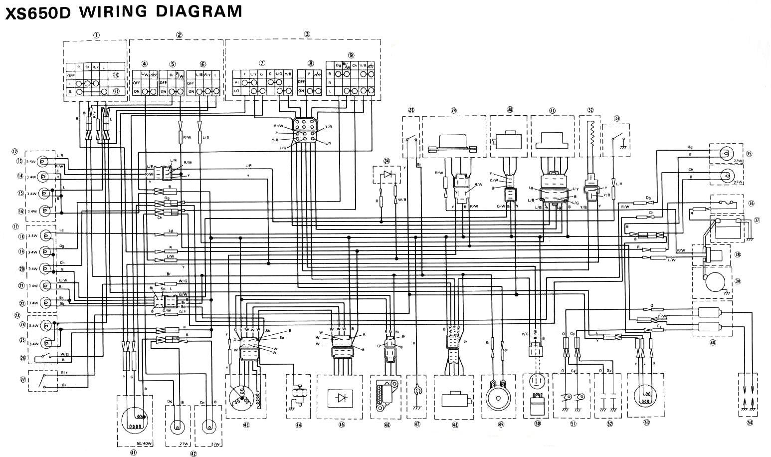 Schema electrique 1100 virago
