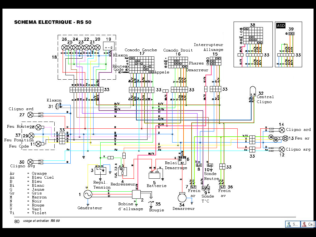 Derbi schema electrique