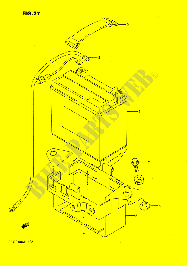 Schema electrique 1100 gsxr 1991