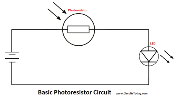 Schema electrique photoresistance