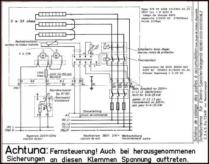 Schéma électrique régulateur pid