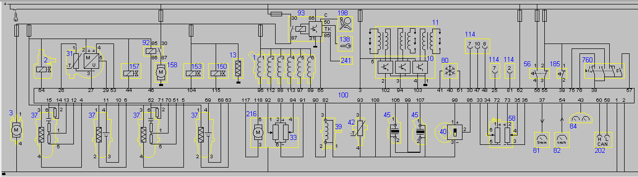 Schema electrique compteur golf 2