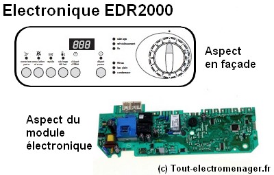 Schema electrique seche linge faure