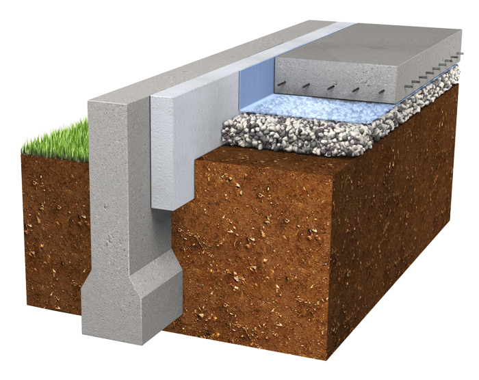 Isolation sol beton