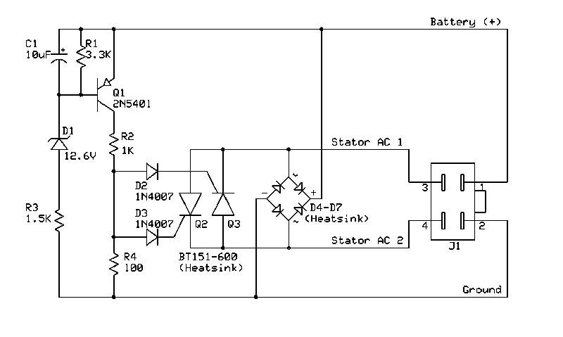 Schema electrique moto anglaise