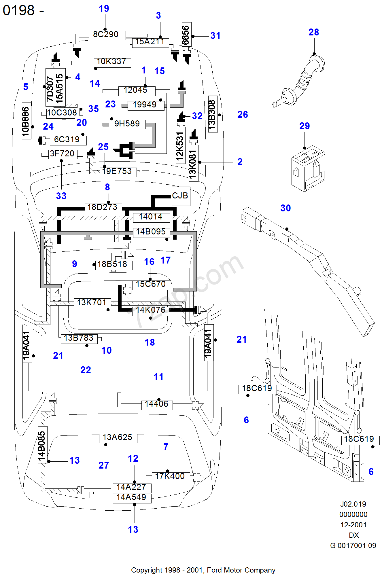 Schema electrique ford fiesta 1995