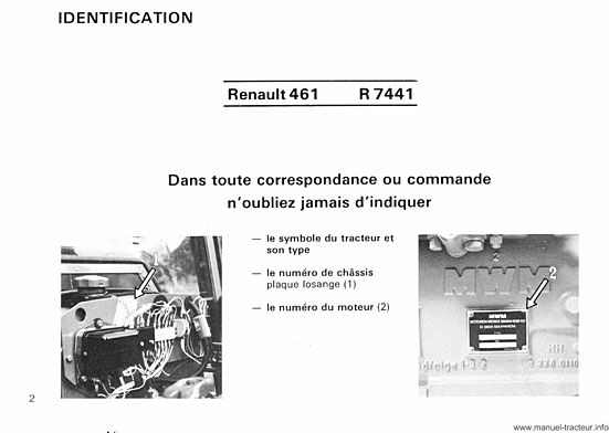 Schema electrique tracteur renault 461