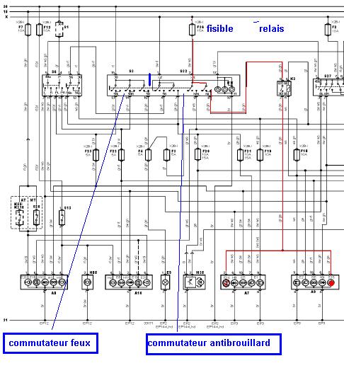 Schema electrique w203