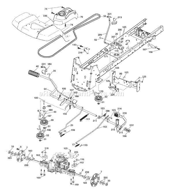 Schema electrique husqvarna cth 150