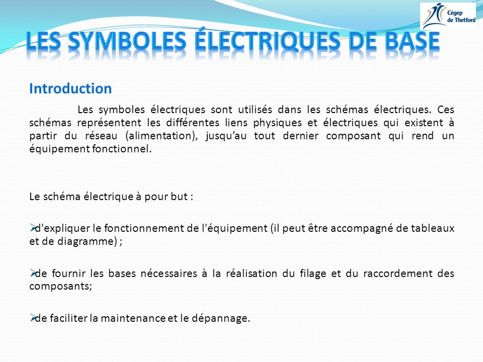 Schéma de base electrique