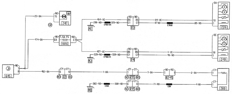 Schema electrique megane