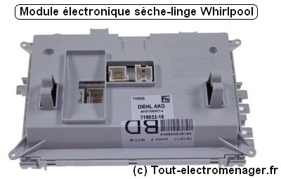 Schema electrique seche linge laden