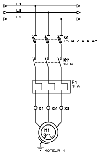 Schéma électrique unifilaire definition