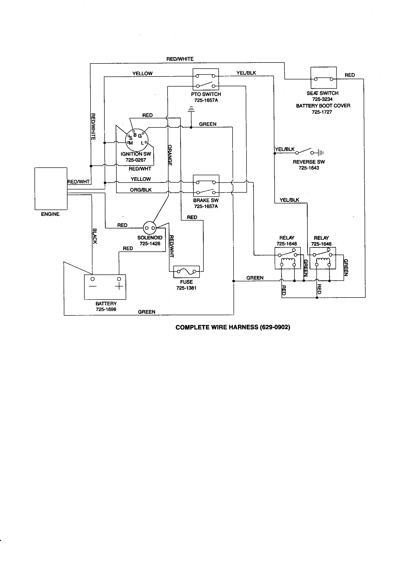 Schema electrique mtd rh 115