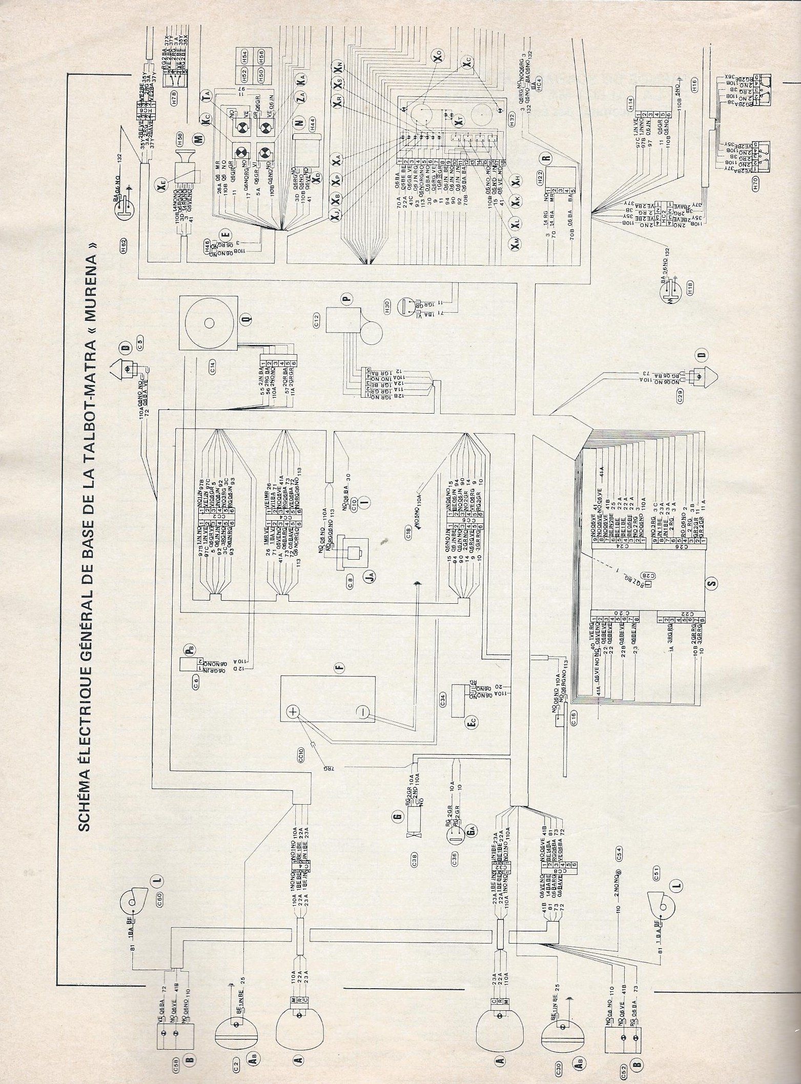 Schema electrique bagheera