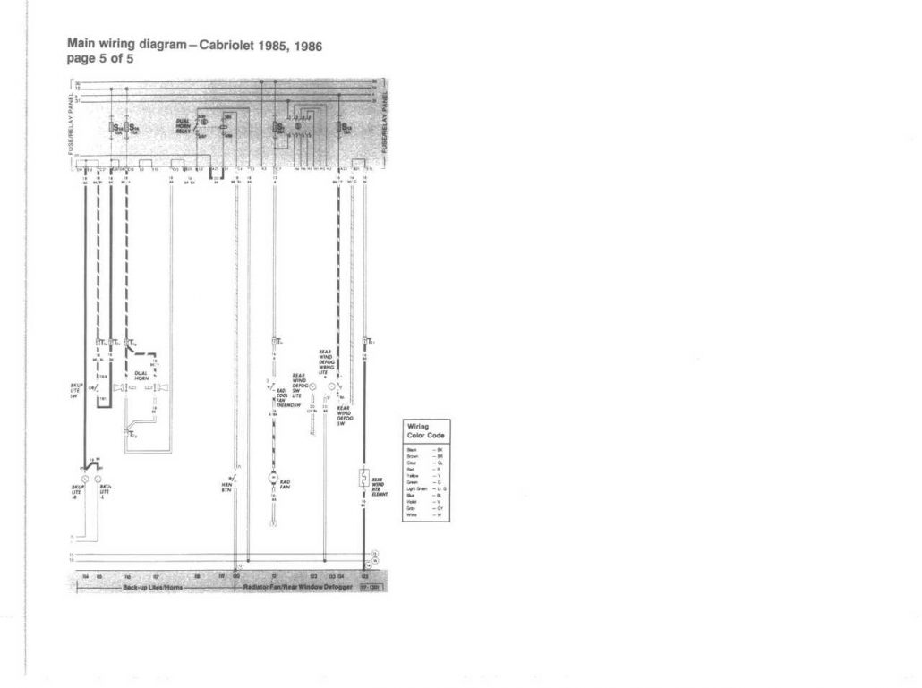 Schema electrique vw golf 1