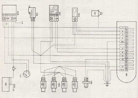Schema electrique moteur 405