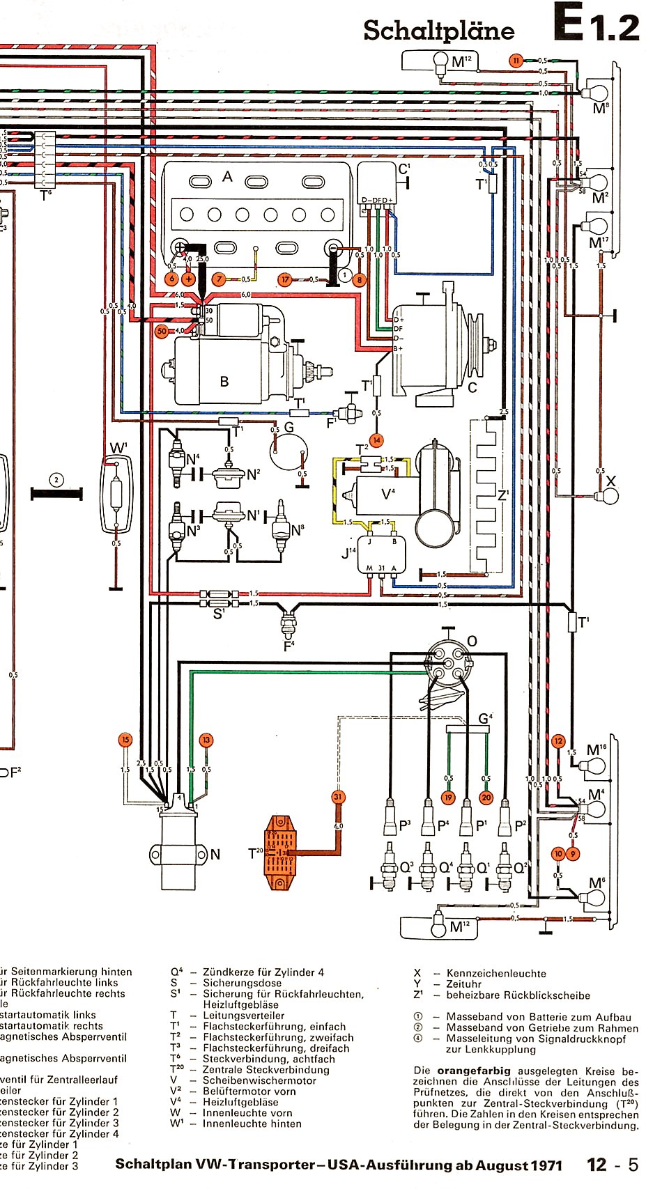 Schema electrique volkswagen t5