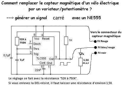 Schéma circuit électrique vélo