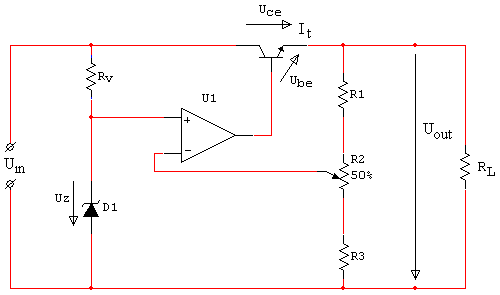 Schema electrique regulateur de tension