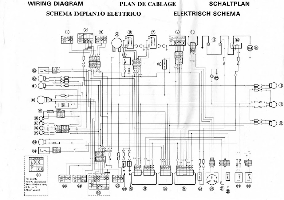 Schema electrique xv 500
