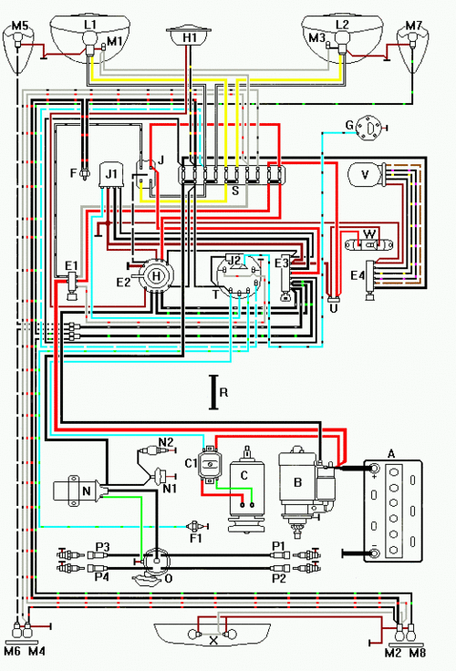Schema electrique lada niva 1600