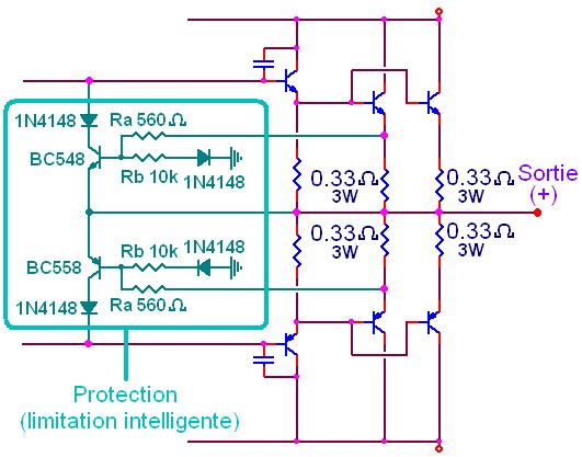 Schéma électrique amplificateur