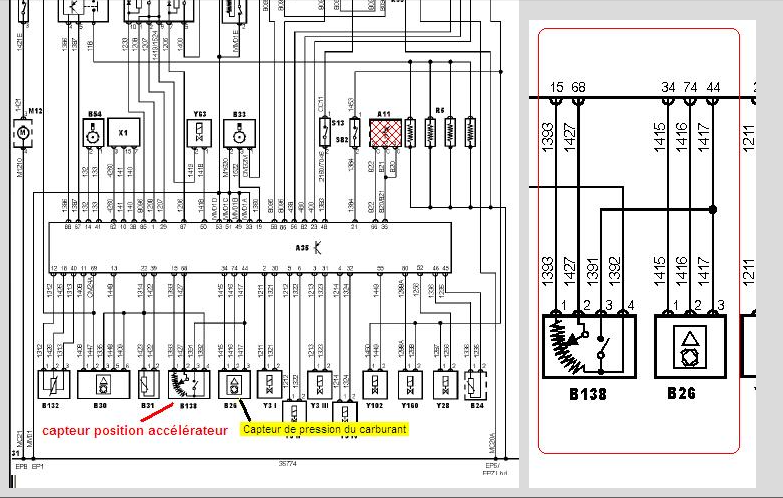Schema electrique pompe de gavage 406 hdi