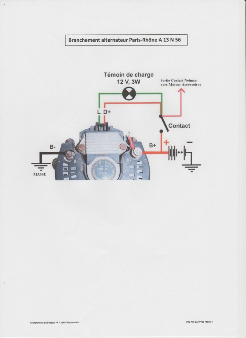 Schema electrique tracteur renault n70