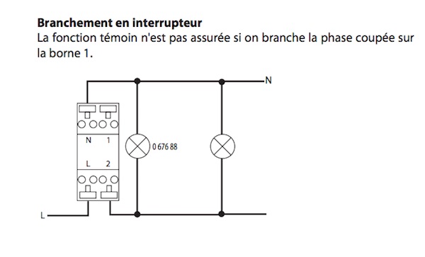 Schema electrique 3 bouton poussoir