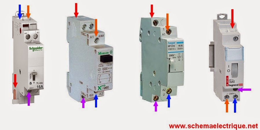 Schema electrique telerupteur unipolaire legrand