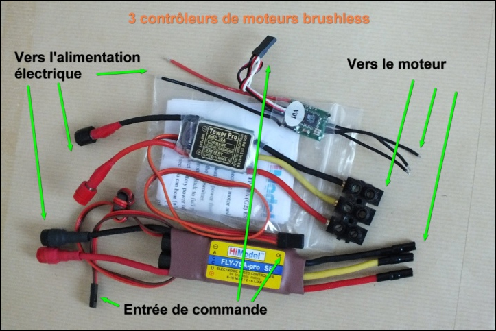 Schema electrique controleur brushless
