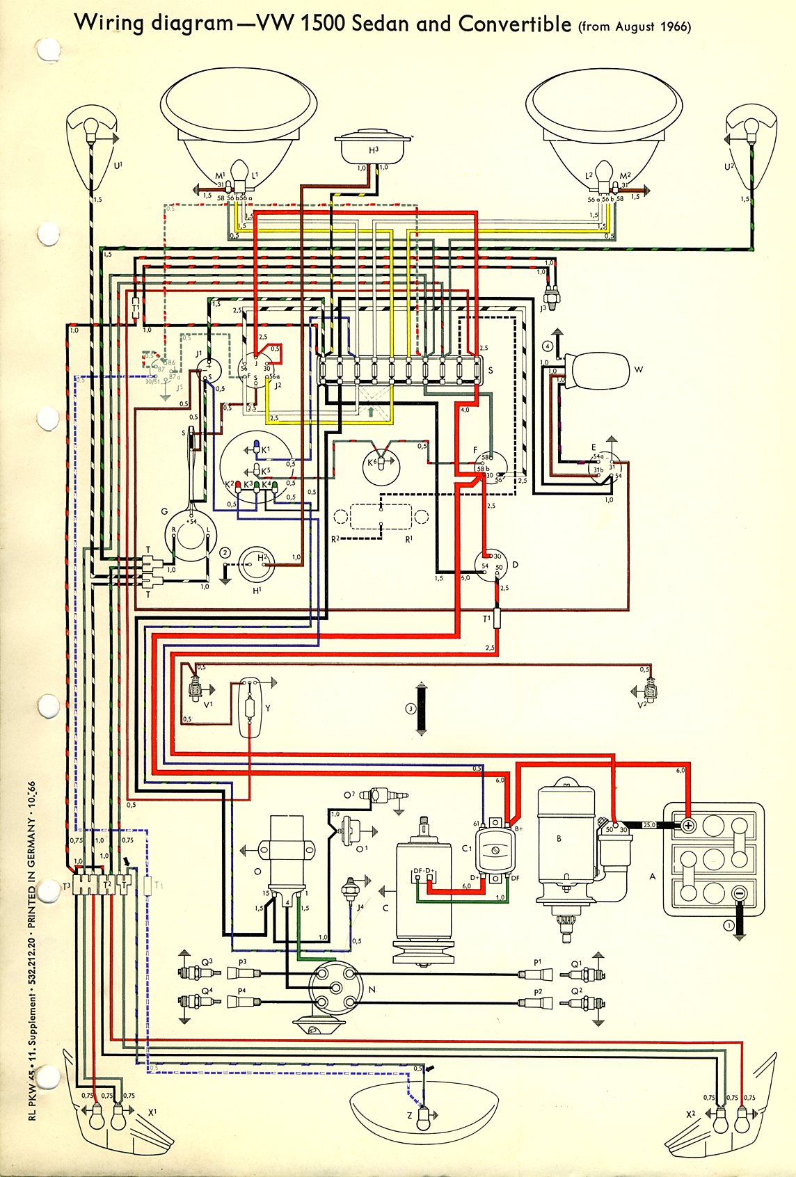 Schema electrique coccinelle