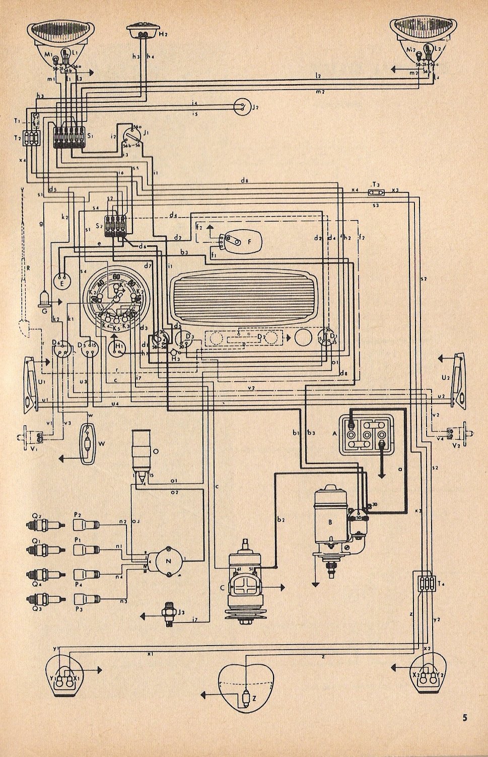 Schema electrique audi 100