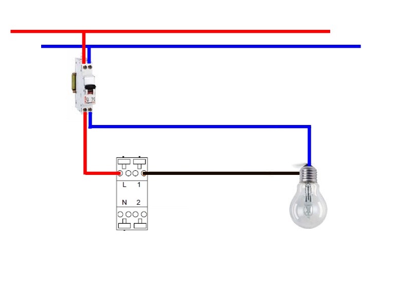 Schema electrique va et vient et variateur