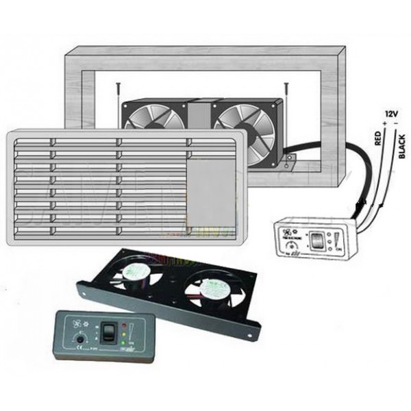 Schema electrique ventilateur frigo camping car