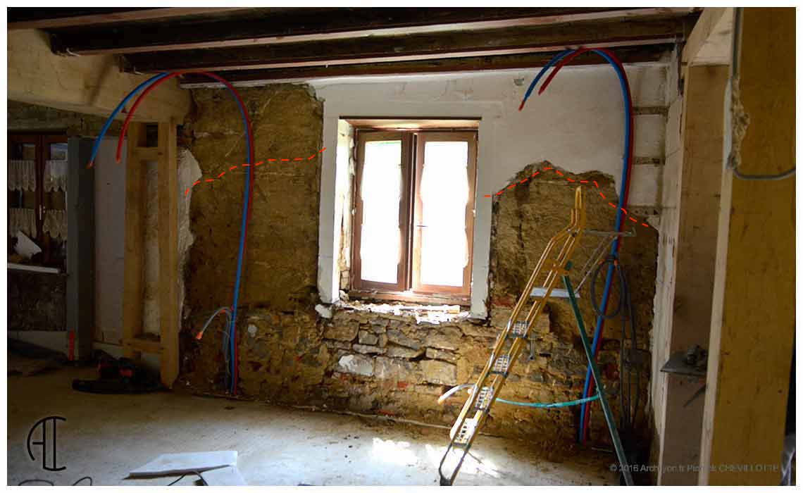 Isolation thermique mur chambre