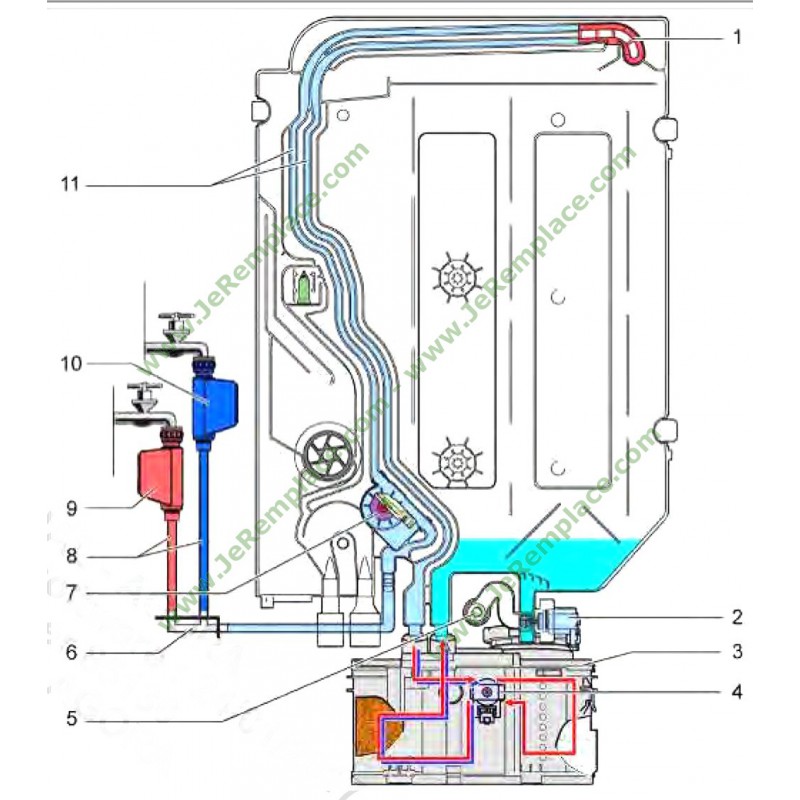 Schema electrique lave vaisselle bosch s9n1b