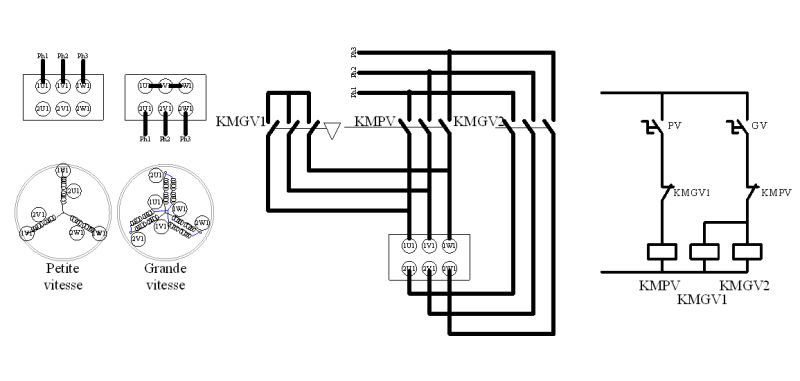 Schema electrique lampe et prise