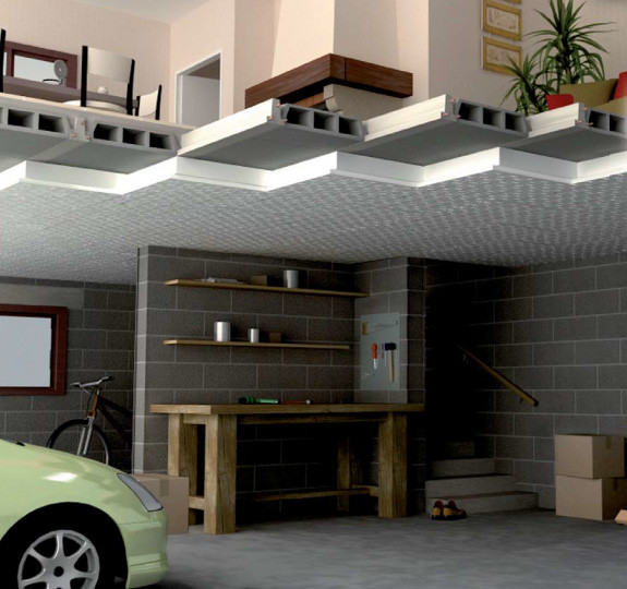 Dalle polystyrene plafond isolation