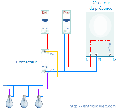Schéma électrique détecteur
