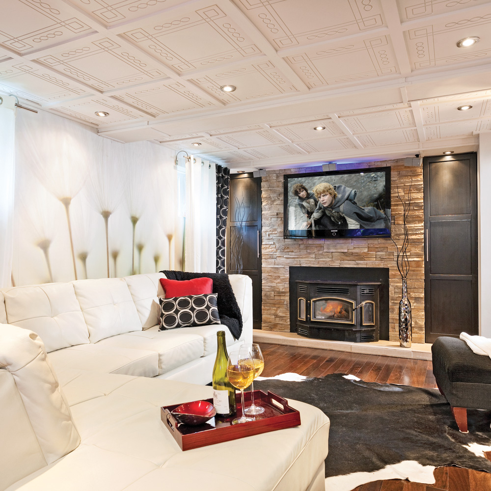 Plafond pour sous sol