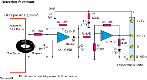 Schema electrique courant alternatif