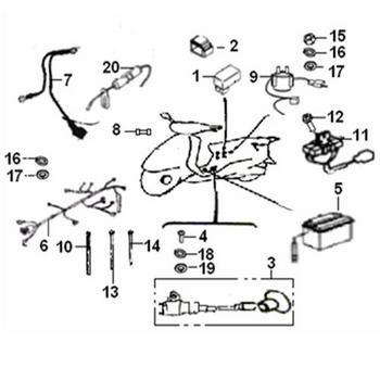 Schema electrique scooter peugeot