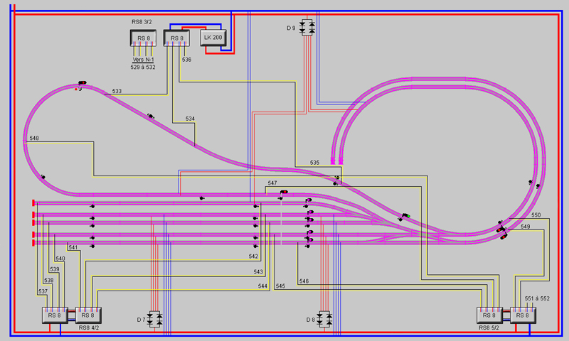 Schema maquette train electrique