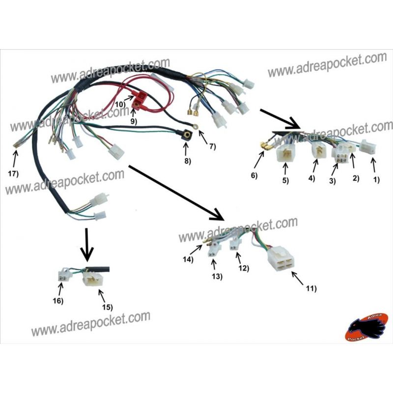 Schema electrique scooter 125 chinois