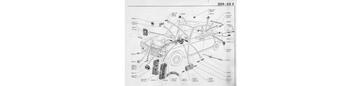 Schema electrique peugeot 204