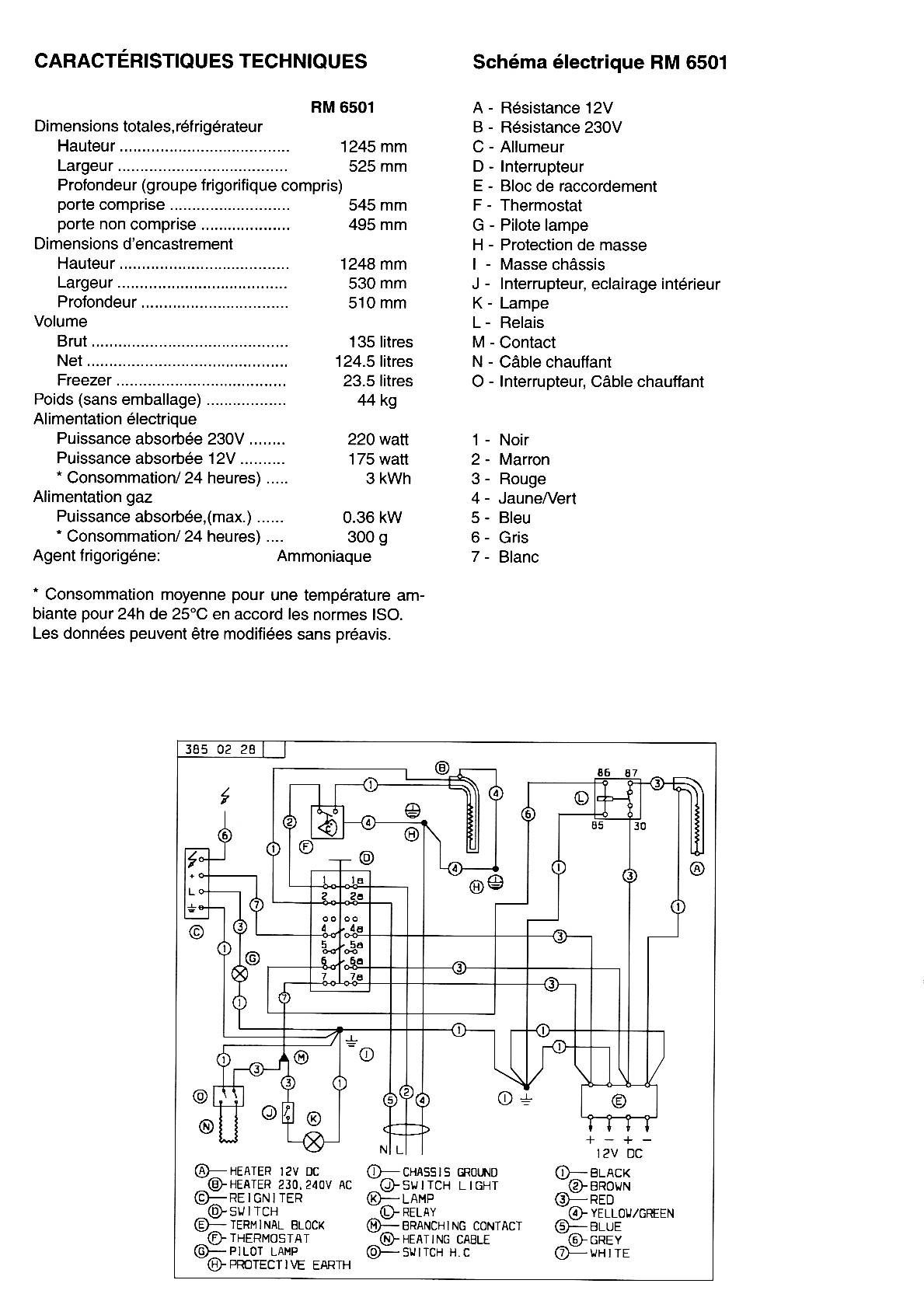 Schema electrique camping car moncayo