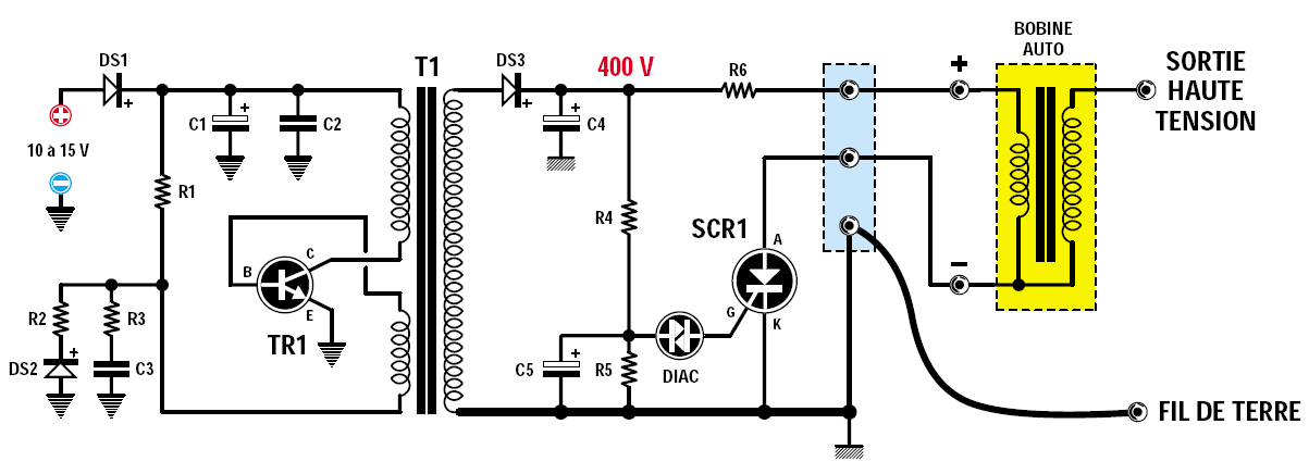 Schéma électrique haute tension