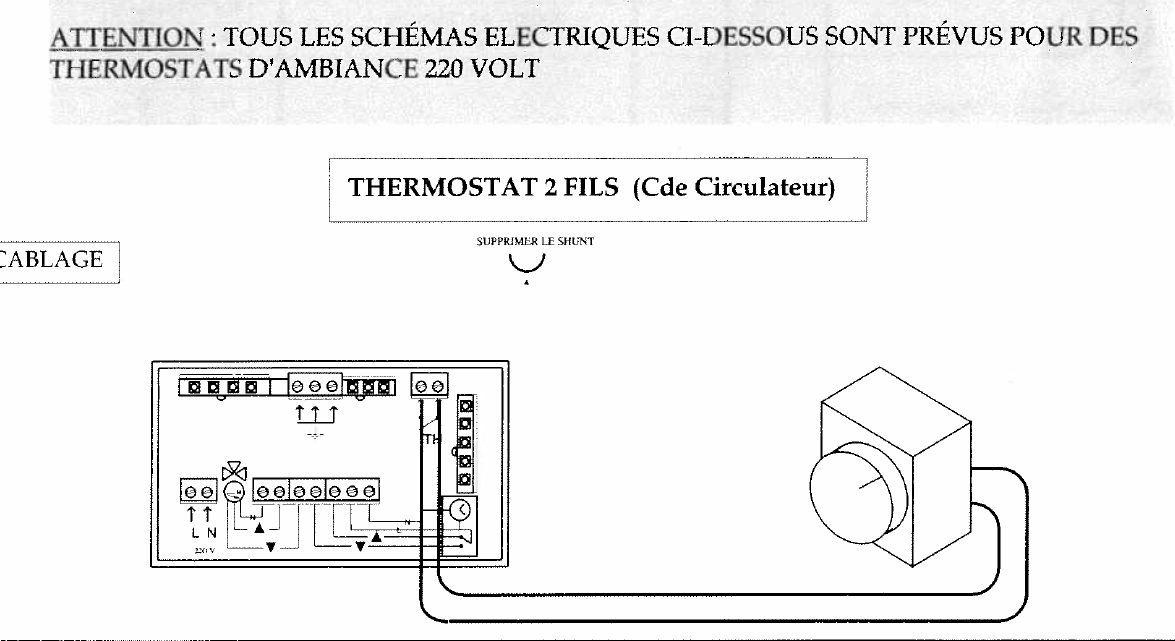 Schema electrique chaudiere frisquet hydroconfort